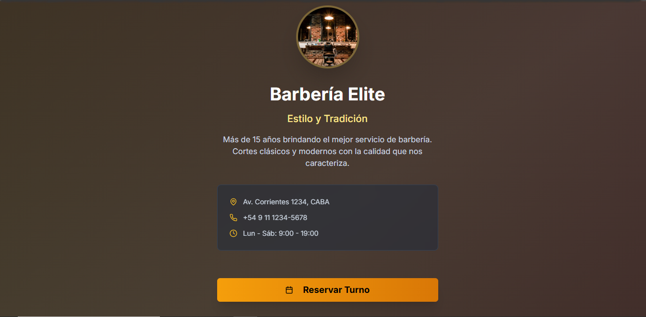 Barbería Elite - Reservas